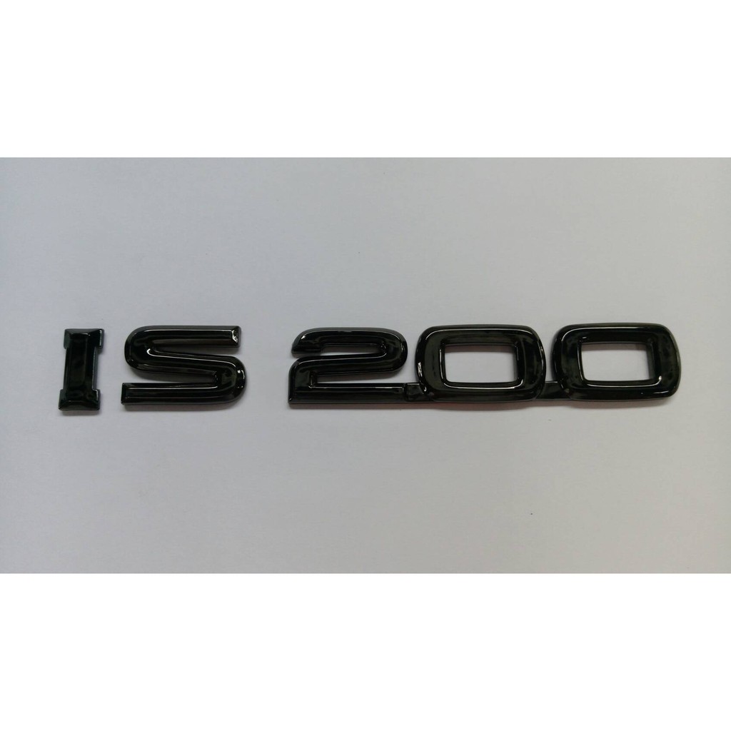 Lexus 凌志 IS 200 IS200 黑色 後車箱字體 字標 logo