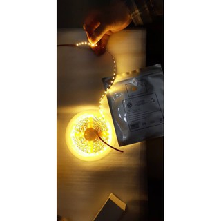 全新 12V 2835 LED軟條燈帶，黃光，裸板，一米96珠，燈帶3.5mm寬
