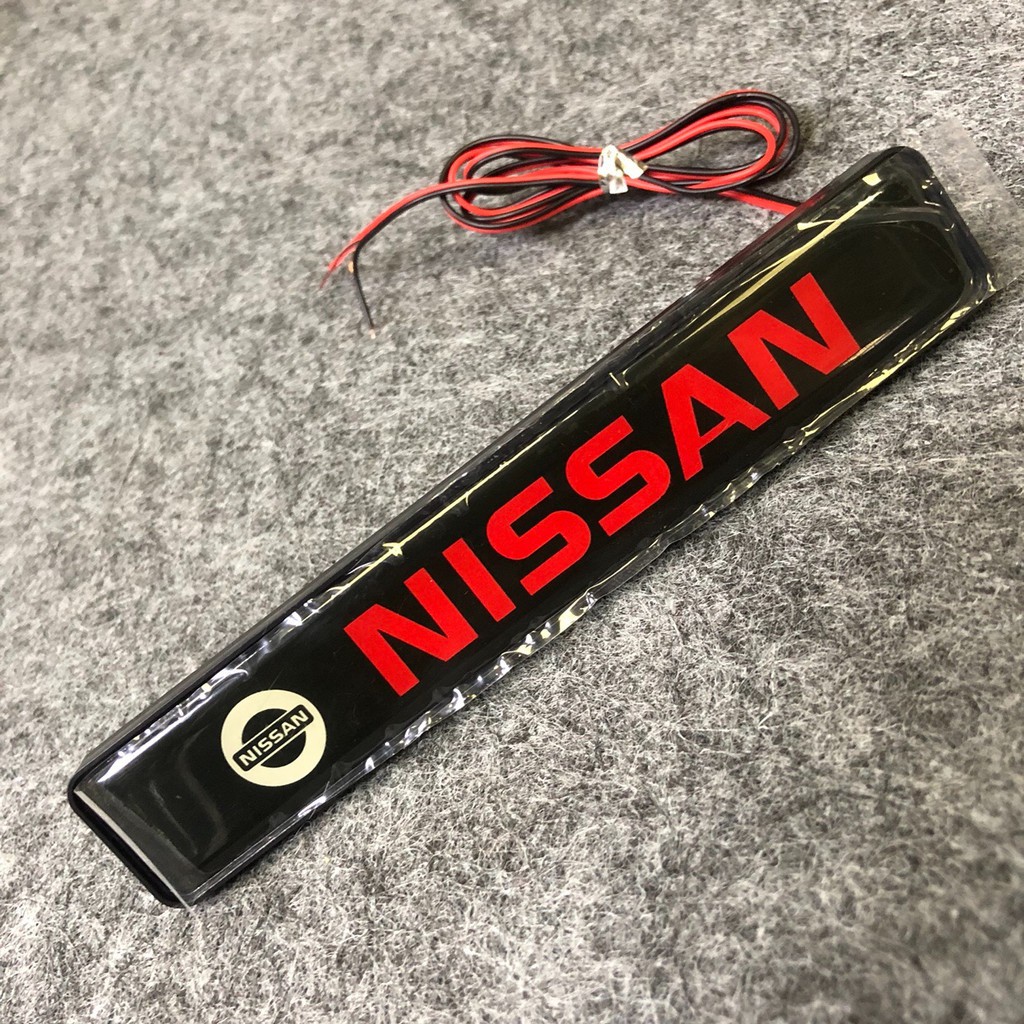 【台灣發貨】nissan 尼桑水箱罩中網燈 發光車標燈 X-TRAIL TEANA T【樂易百貨精品店】