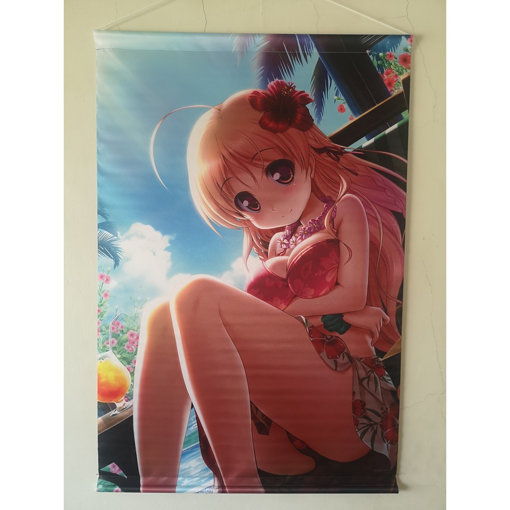Yk 現貨 開封 大圖書館的牧羊人白崎鶇白崎つぐみb2掛軸 蝦皮購物