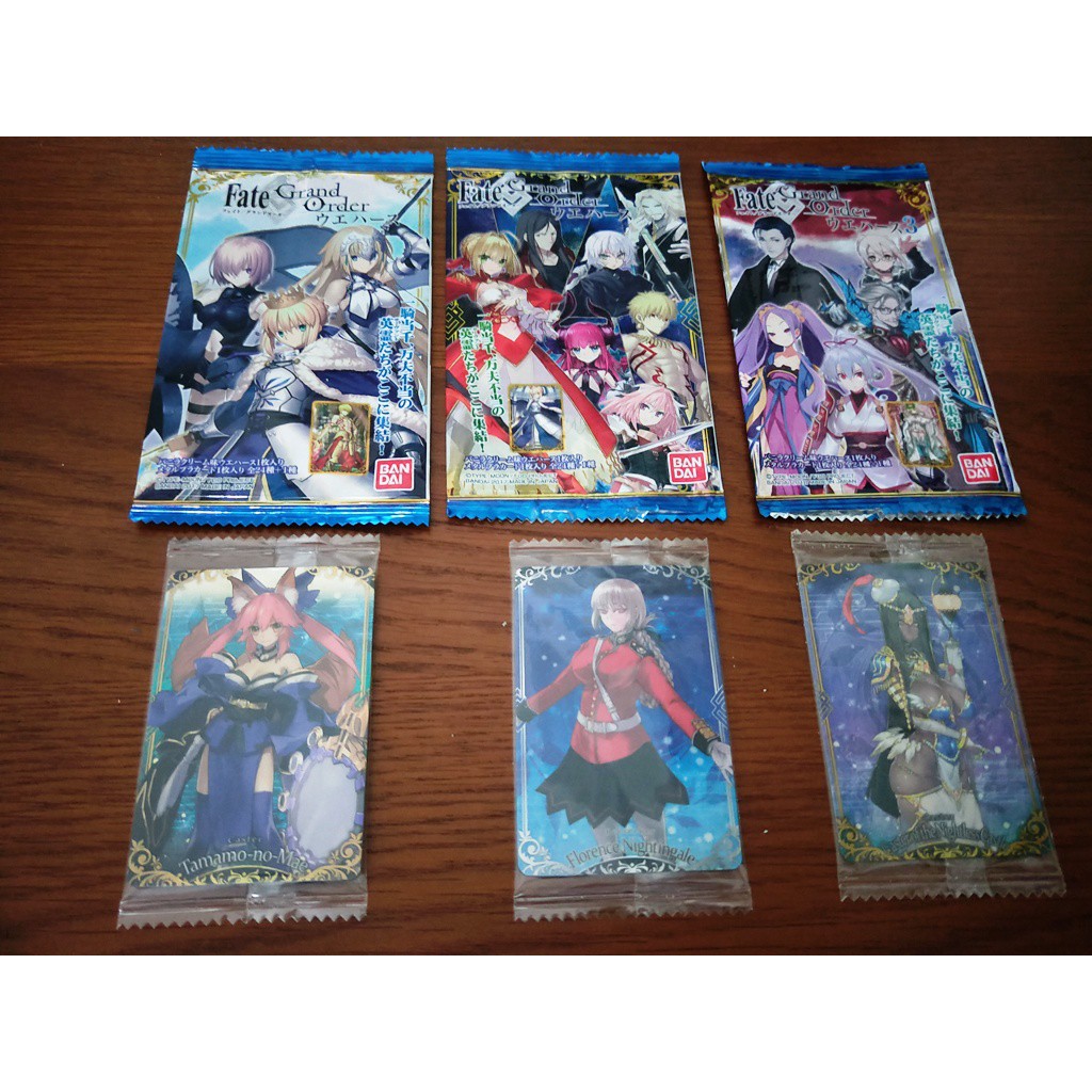 Fgo Fate Grand Order Fate 柳生但馬守宗矩 柳生宗矩 小卡 卡片 餅乾附贈 現貨 日本帶回 蝦皮購物