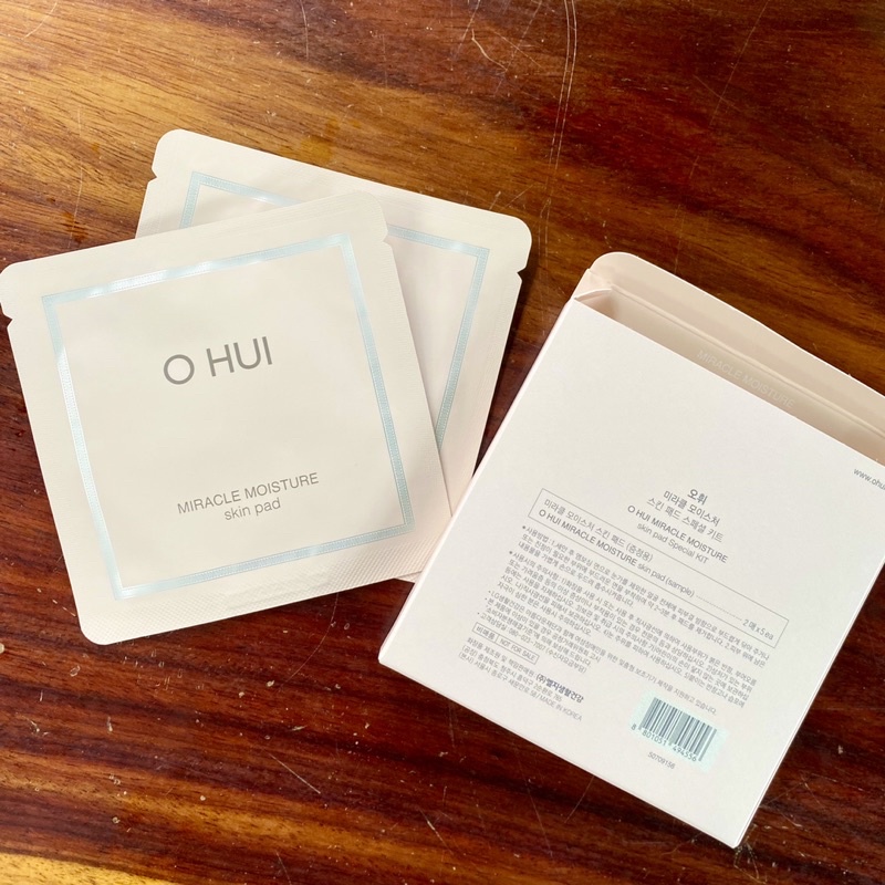 Ohui Miracle Moisture Skin Pad - 亮白保濕面膜盒 5 片