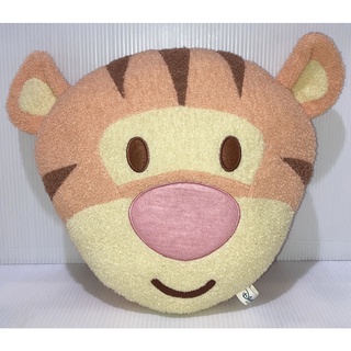 【時尚精品館】Disney 迪士尼【Fuzzy Pooh 小熊維尼扁型抱枕跳跳虎頭型款】全新絕版逸品