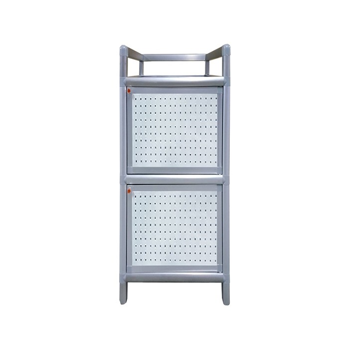 獨家專利 多功能組合櫃 鋁櫃 收納櫃 置物櫃 1.2尺 三層雙門收納架