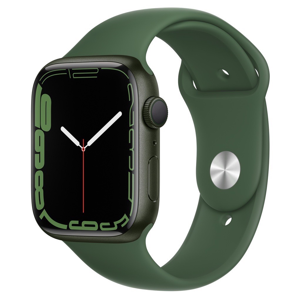 【Apple蘋果】Watch Series7 GPS版 45mm綠色(鋁金屬錶殼搭配運動型錶帶)全新現貨手錶有保固可面交