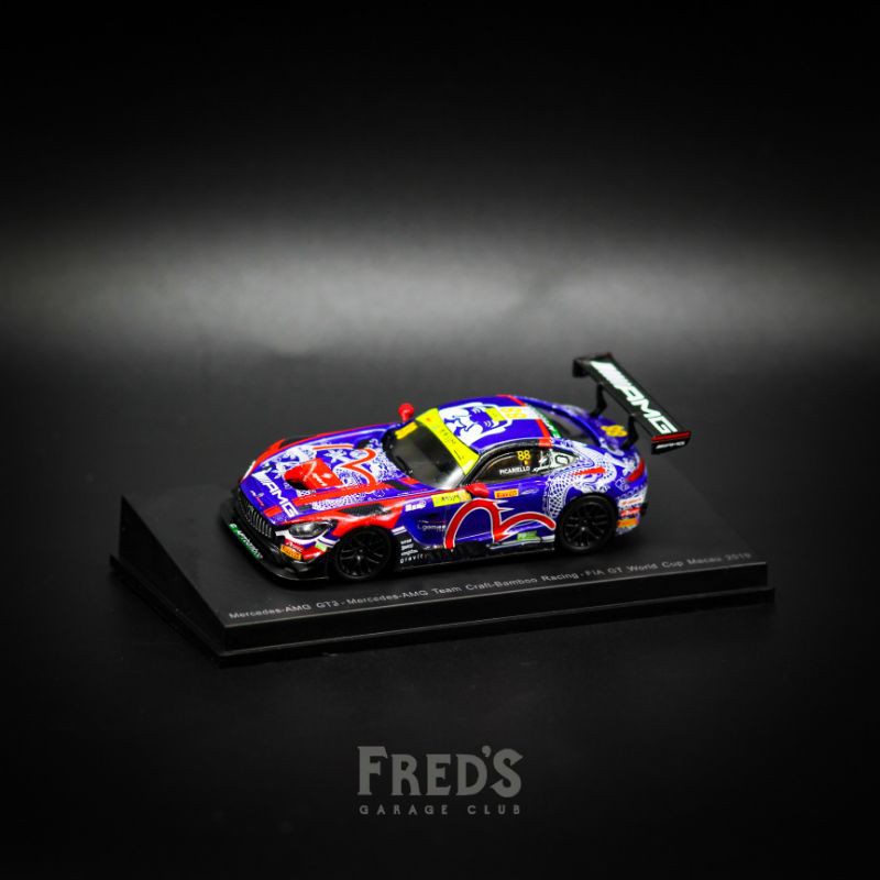 Sparky 1/64 模型車 Y170 賓士 Mercedes-AMG GT3 #88 Evisu