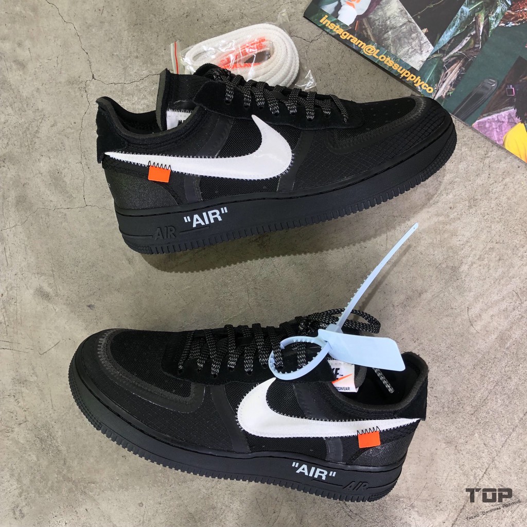 nike x off white af1 black