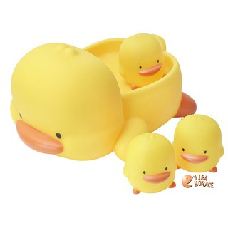 黃色小鴨家族水中有聲玩具組 超可愛黃色小鴨造型 陪伴寶寶度過快樂洗澡時光 GT88081 HORACE