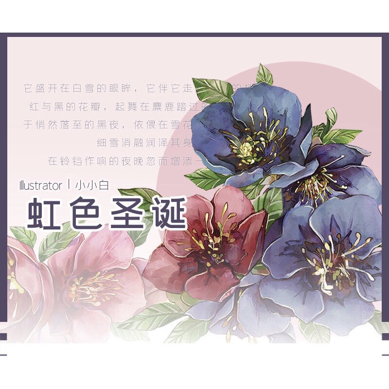 左三圈 和紙同萌虹色聖誕 100cm 紙膠帶分裝循環分裝 蝦皮購物