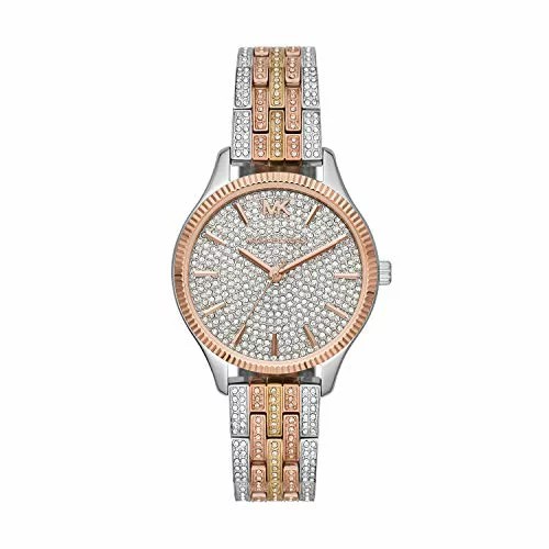 MICHAEL KORS 女錶 手錶 36mm 三色鋼錶帶 女錶 手錶 腕錶 鑽錶 MK6681 (現貨)