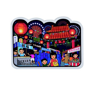 MILU 台灣異形明信片 / 夜市 / Taiwan Postcard 旅行明信片 台灣小喫