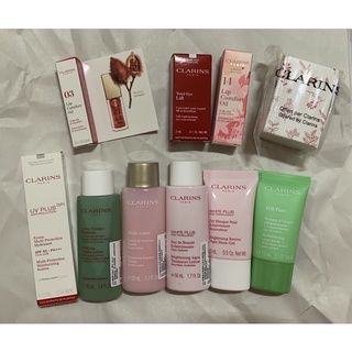 *全新未開封* 短效商品出清 克蘭詩 CLARINS 試用小樣（防禦UV水凝乳/賽車眼霜/化妝水/精華水/潔顏）