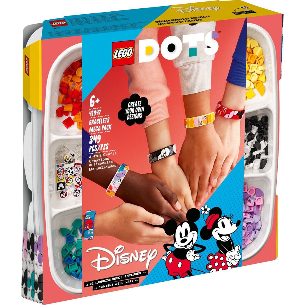 LEGO 樂高 41947 Mickey &amp; Friends Bracelets Mega Pack