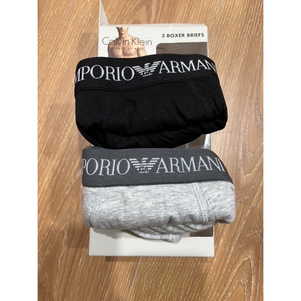 ∵限定賣家下單∵ 全新 便宜售 Emporio Armani 兩件組 純棉四角褲
