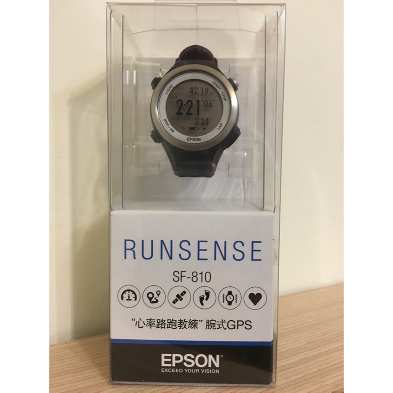 直購 Epson Runsense SF-810V 心率鍛鍊 路跑 教練 GPS 手錶