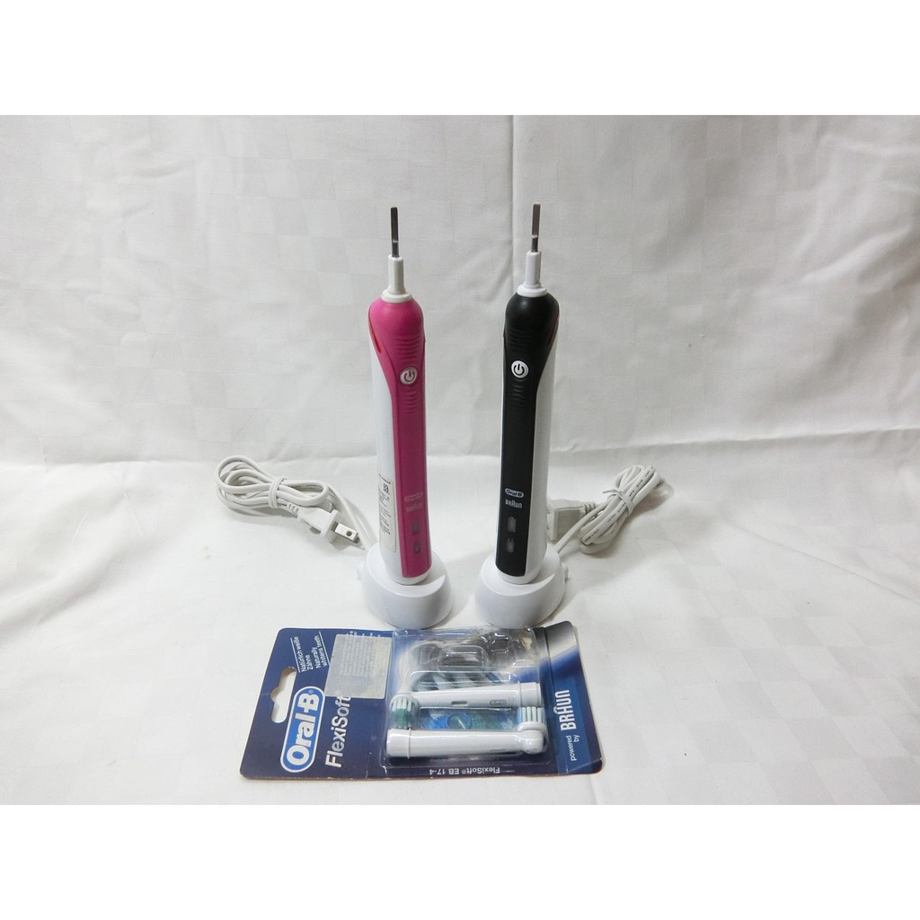 (z) 德國百靈 歐樂b Oral-B PRO 2000 3D電動牙刷 2支
