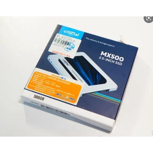 美光 Micron Crucial MX500 500GB 500G SATAⅢ 固態硬碟