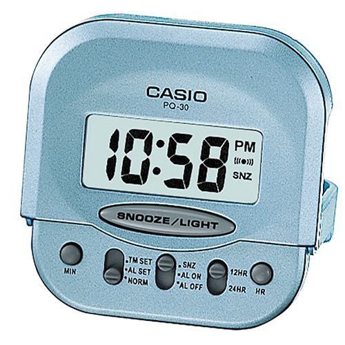 【CASIO】卡西歐 桌上型鬧鐘 PQ-30-2  原廠公司貨【關注折扣】