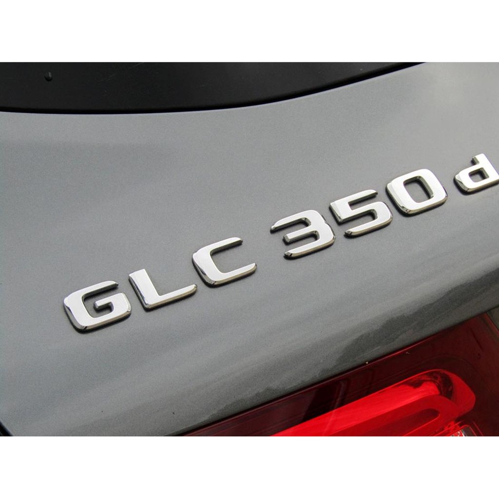 圓夢工廠 Benz 賓士 GLC X253 C253 GLC350 2015~2019 後車箱 尾門字貼字標車標 鍍鉻銀