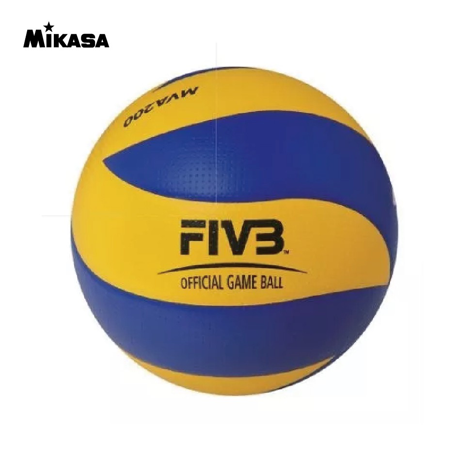 Mikasa  旋風型 軟橡膠排球 MVA2000 排球 練習排球 螺旋雙色 藍黃經典配色 5號球