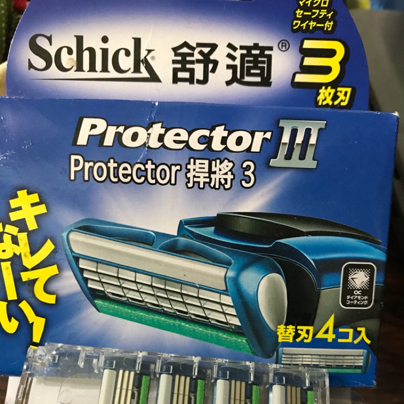 Schick 舒適 Protector悍將3 刮鬍刀片4片入