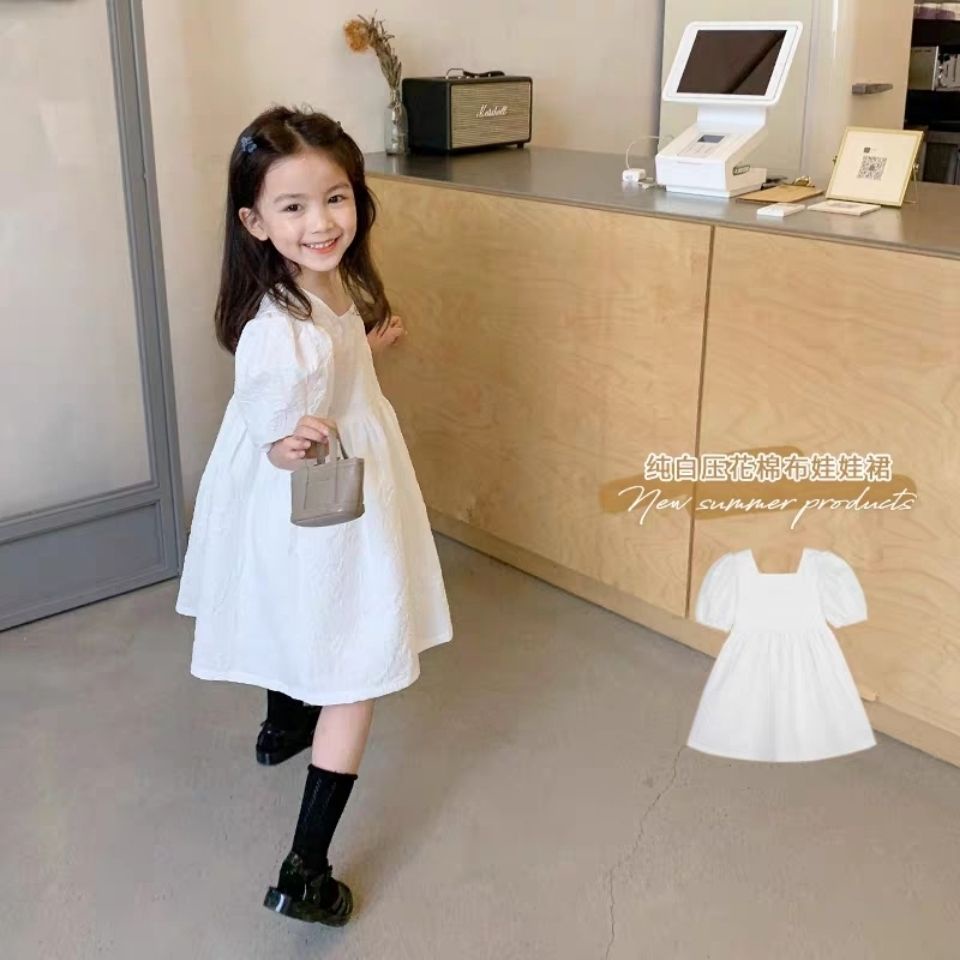 童裝女童洋裝夏裝洋氣裙子中大童韓版公主裙