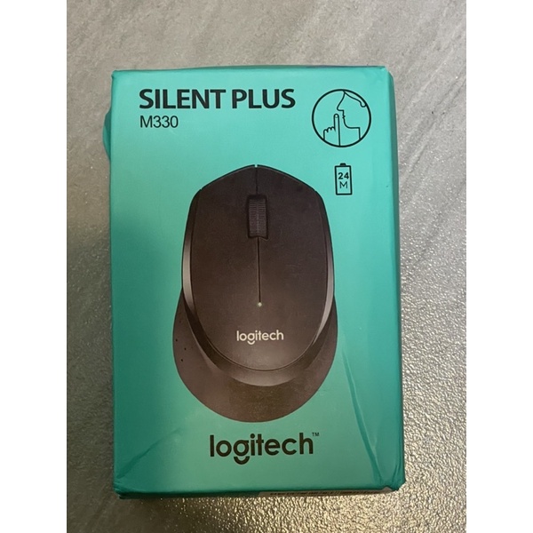 （盒損便宜賣）羅技 M330 Logitech 無線滑鼠 靜音滑鼠 藍色