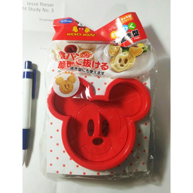 日本雜貨廚房用品烘培料理用品模具系列 迪士尼米奇米老鼠吐司壓模模具 迪士尼維尼小熊吐司壓模模具