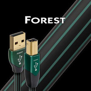 『永翊音響 』美國 audioquest Forest USB Cable 鍍銀導體USB傳輸線(Type A-B)