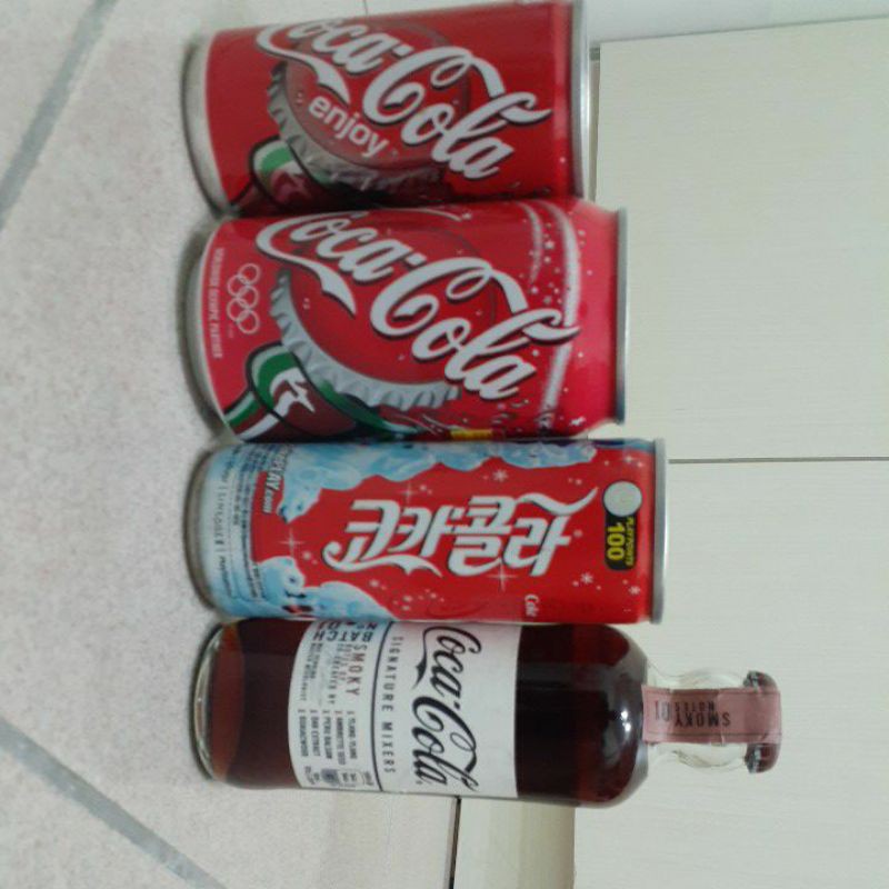 日本韓國鋁罐可樂和英國玻璃瓶