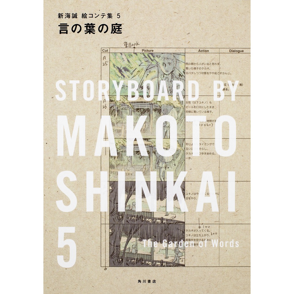 代訂 空運 日版書籍 言葉之庭 新海誠 動畫分鏡集5 蝦皮購物