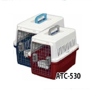 ★Petshop寵物網★日本IRIS-IR-ATC-530航空運輸籠-(白赤/白青/棕/白)