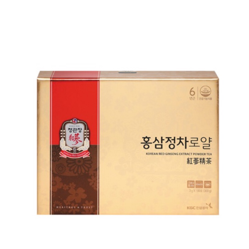 1/12結單 正官庄 紅蔘精茶(3G ）50 /100包