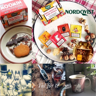 日本原裝 現貨 NordQvist 嚕嚕米 姆明 Moomin 草莓奶昔 香蕉香草 巧克力蛋糕 起司 無咖啡因 茶包 茶