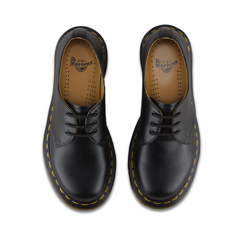 Dr. Martens 馬丁大夫經典1461黑色三孔圓頭皮鞋 uk4 vintage