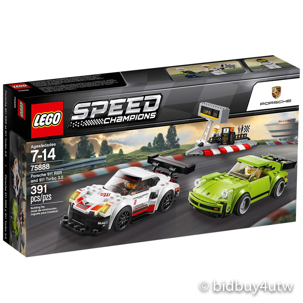 LEGO 75888 保時捷911RSR 和 911渦輪3.0 賽車系列【必買站】樂高盒組