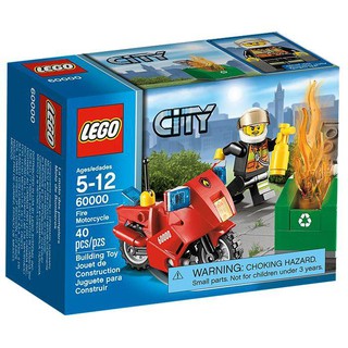 [玩樂高手附發票]公司貨 樂高 LEGO 60000 消防摩托車