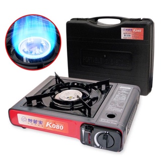 1^9🔅臺灣出貨🔅妙管家休閒瓦斯爐(K-080)附硬殼 烘焙用品 卡式爐 卡式瓦斯爐 迷你瓦斯爐 攜帶型卡式爐 戶外露營