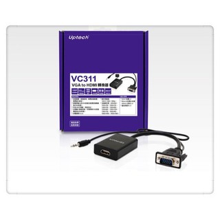 Uptech登昌恆˙ VC311 VGA to HDMI轉換器