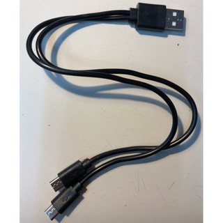 USB一分二充電線/一對二充電線(長度 30公分)