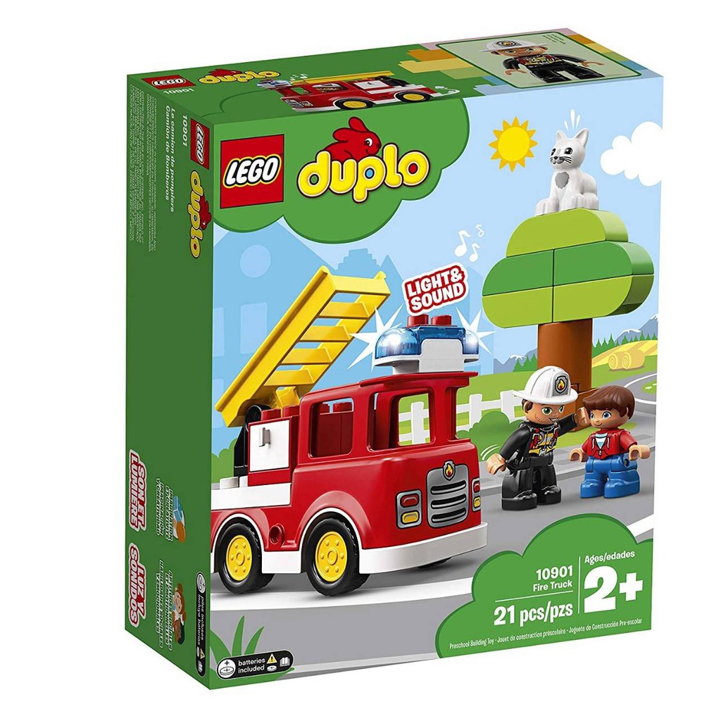 [全新未拆現貨] 正版 樂高 LEGO Duplo 幼兒系列 10901 消防車 大積木