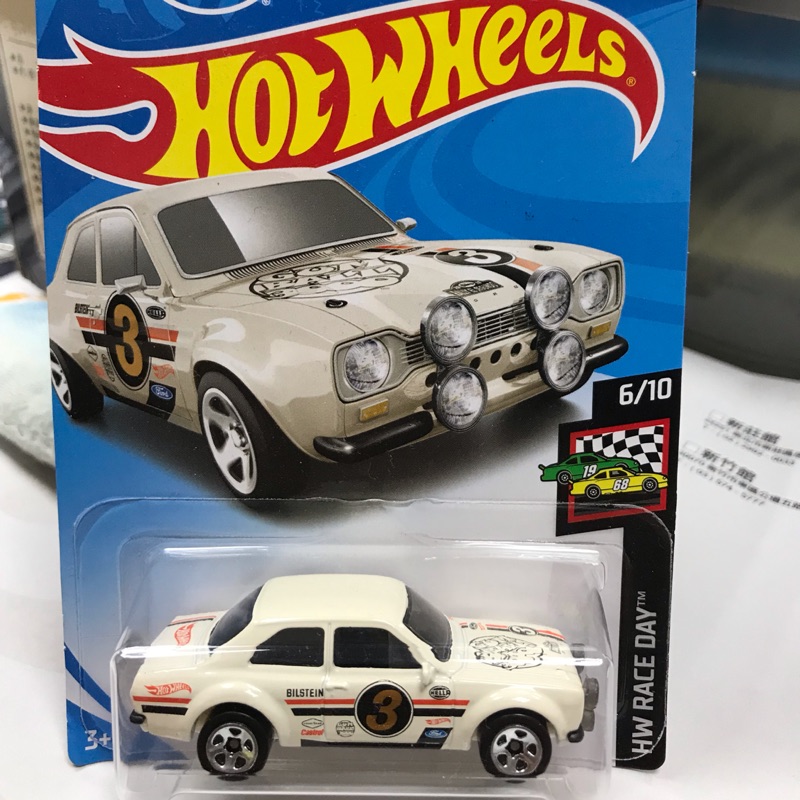 Hotwheels 風火輪HW RACE DAY系列 ‘70 FORD ESCORT RS1600