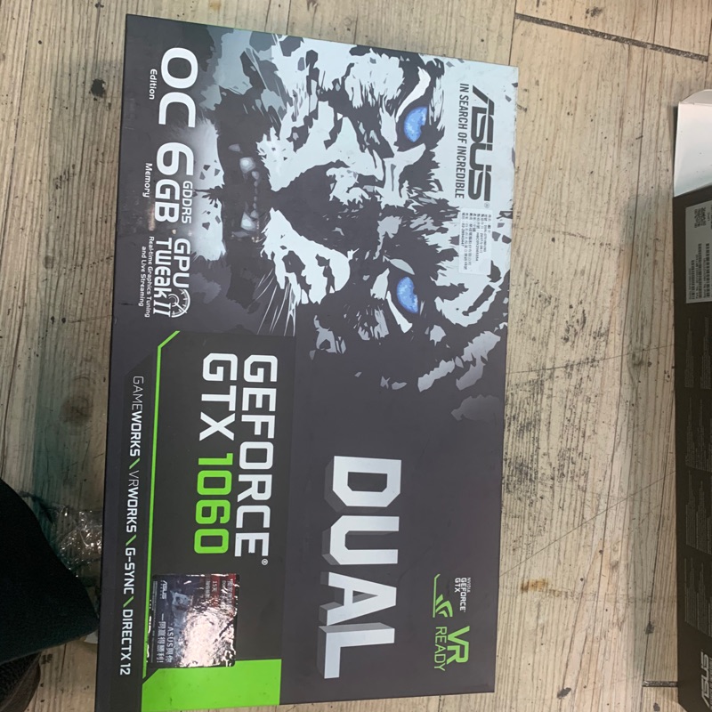 華碩GTX1060 6G 保內 顯示卡