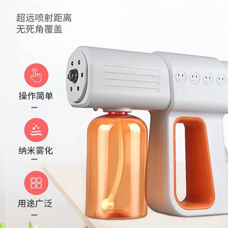 全新升級 K6x開箱實拍 藍光酒精噴霧槍 雙重殺菌 酒精槍 無線消毒噴霧槍 酒精噴霧機 酒精噴槍霧化槍 酒精消毒機