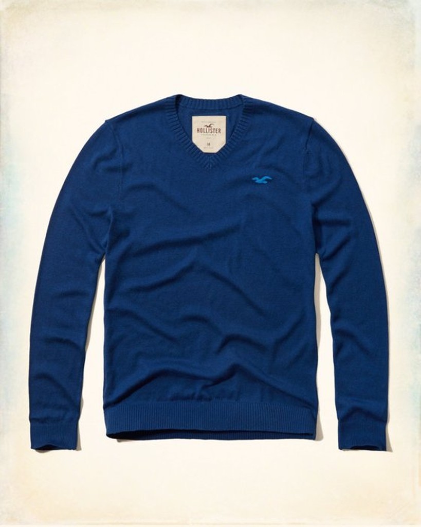 Hollister Iconic V-neck Sweater V領針織毛衣 現貨S號