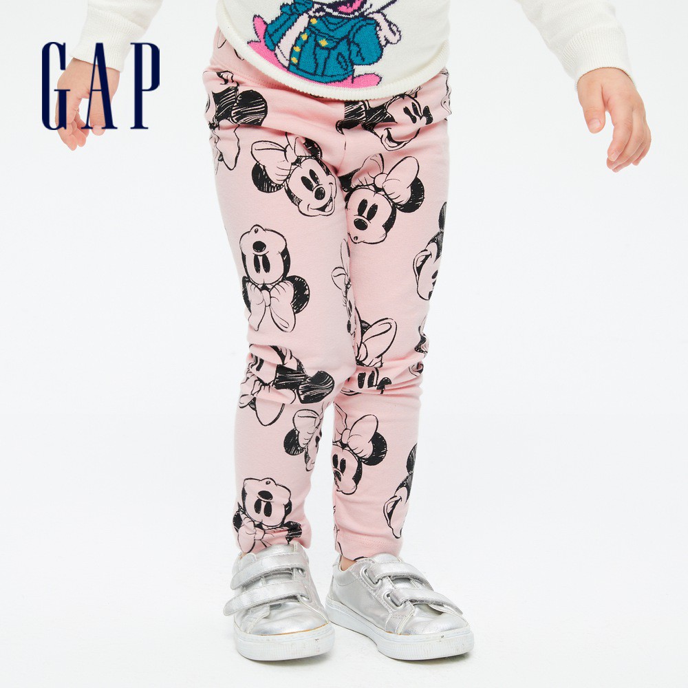 Gap 女幼童裝 Gap x Disney迪士尼聯名 棉褲 布萊納系列-米妮圖案(731992)
