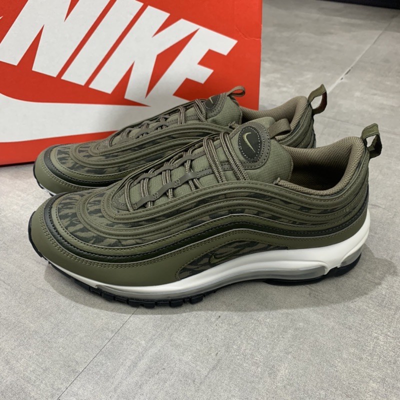 Nike Air Max 97 綠 虎紋迷彩 休閒鞋 AQ4132-200