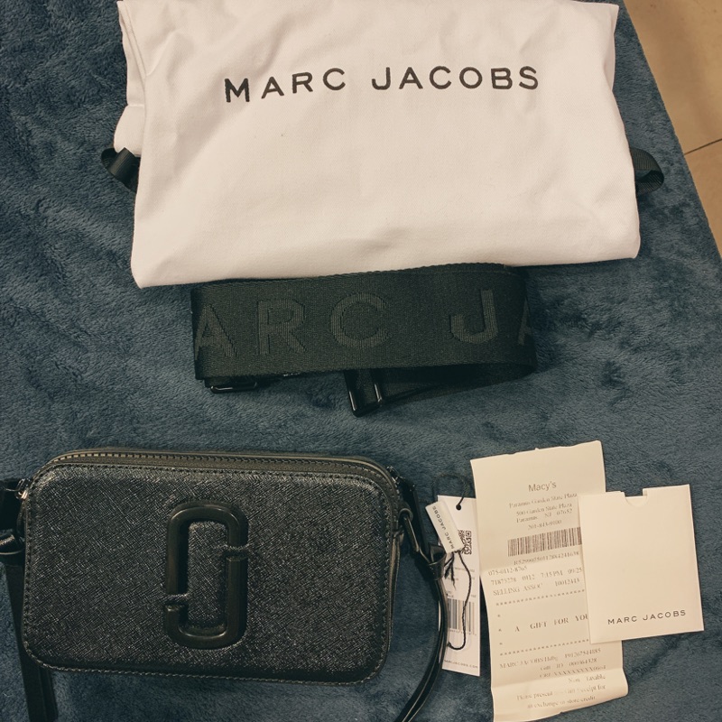 二手出清～正品 MARC JACOBS 全黑相機包