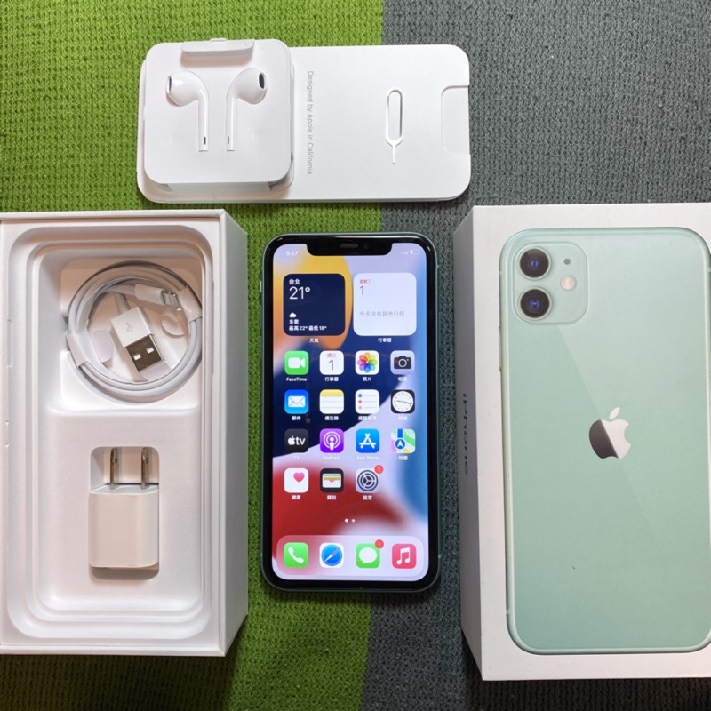 Iphone11 128g 綠無傷95成新6 1吋i11 Iphone 11 128 二手機回收面交貨到付款 蝦皮購物