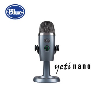 (公司貨)美國 Blue YETI NANO 錄製和直播的優質 USB 麥克風【愷威電子高雄耳機專賣】